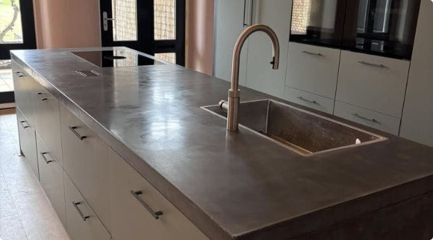 Atelier stone beton en terrazzo